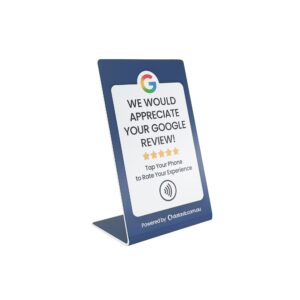 nfc google review stand dataviz